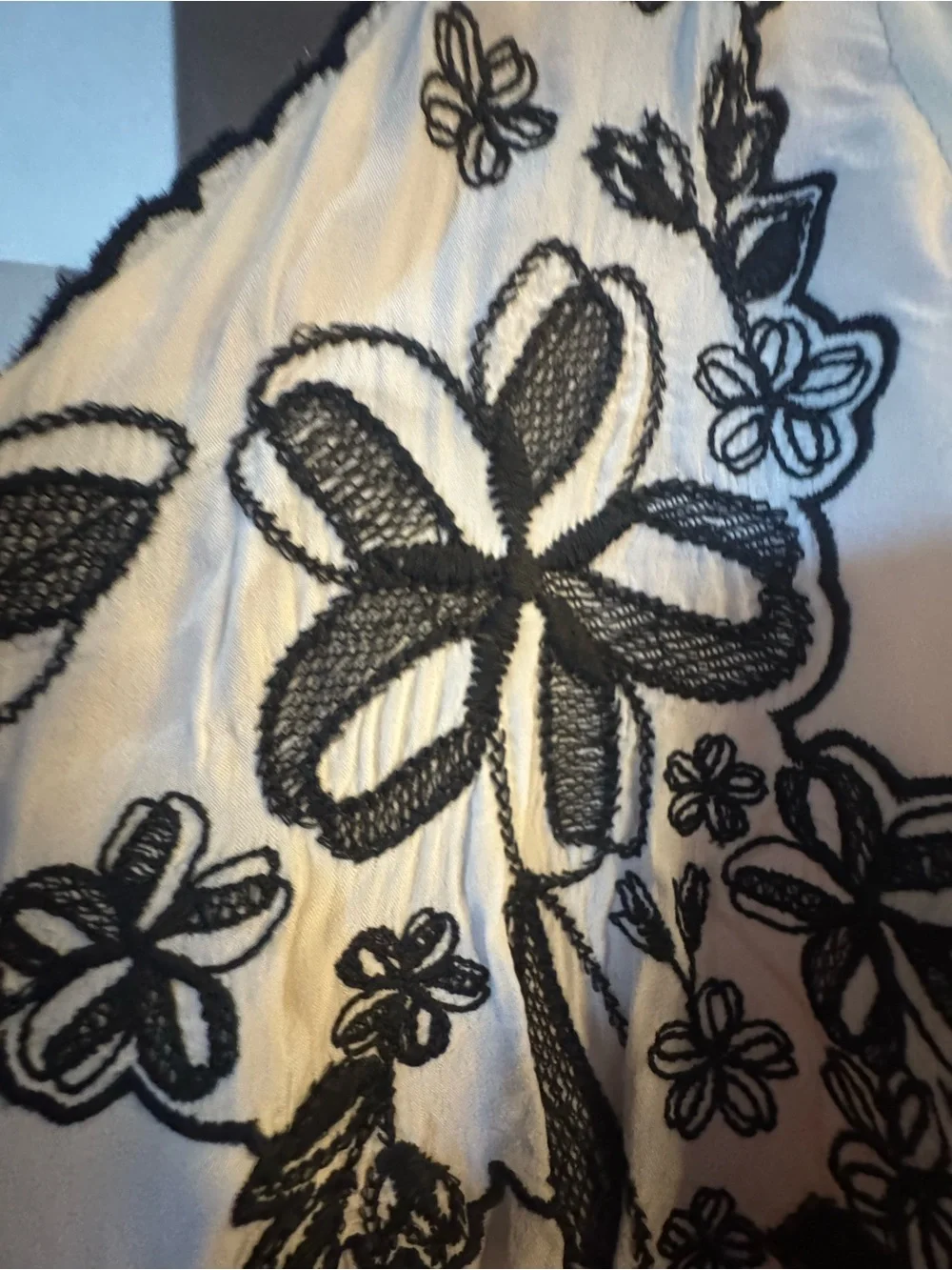 J. Crew Embroidered empire-waist slip dress
